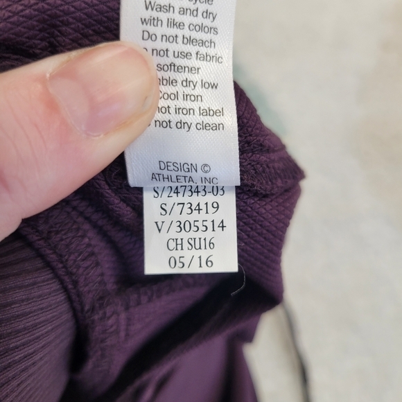 Athleta Midtown Skirt Athleisure Casual Pull On Elastic Waist Pockets - Picture 7 of 7